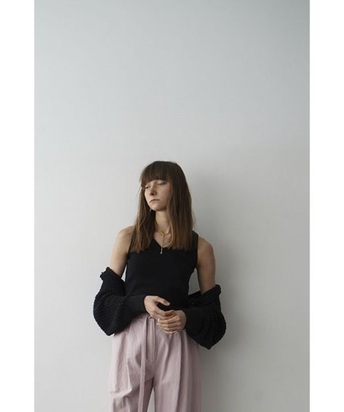 CLANE(クラネ)/W FACE KNIT TANK TOPS/img01