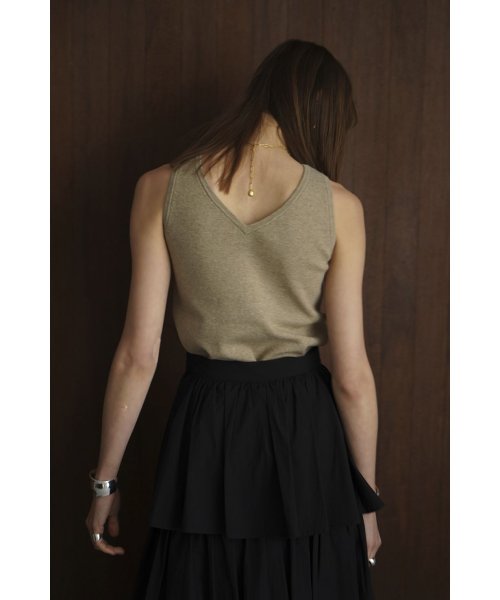 CLANE(クラネ)/W FACE KNIT TANK TOPS/img11