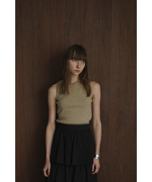 CLANE(クラネ)/W FACE KNIT TANK TOPS/img12