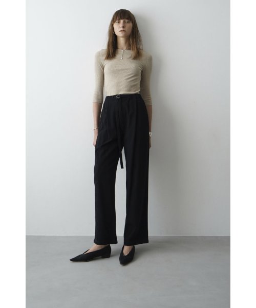 CLANE(クラネ)/BELTED LOOSE STRAIGHT PANTS/img03