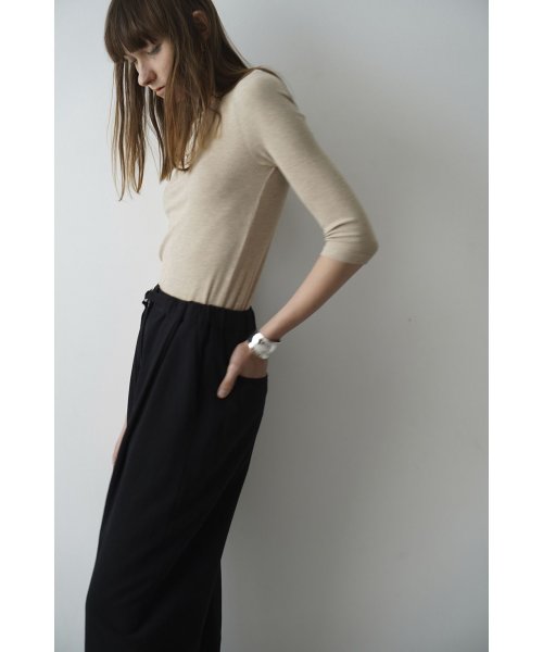 CLANE(クラネ)/BELTED LOOSE STRAIGHT PANTS/img05