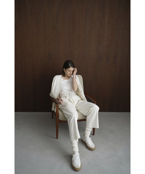 CLANE(クラネ)/BELTED LOOSE STRAIGHT PANTS/img12