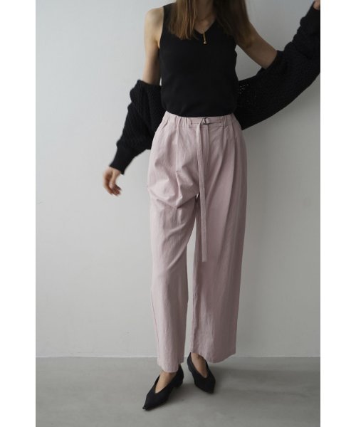 CLANE(クラネ)/BELTED LOOSE STRAIGHT PANTS/img14