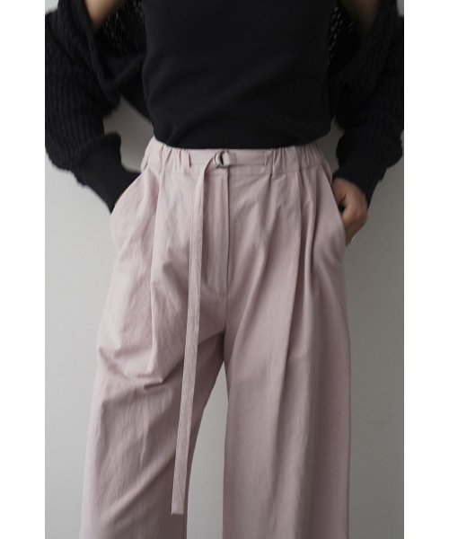CLANE(クラネ)/BELTED LOOSE STRAIGHT PANTS/img19