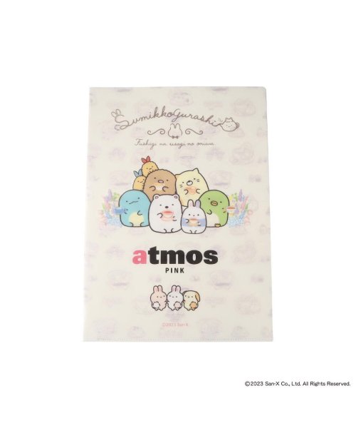 atmos pink(atmos pink)/アトモスピンク × スミッコグラシ クリアファイルニマイセット/img01