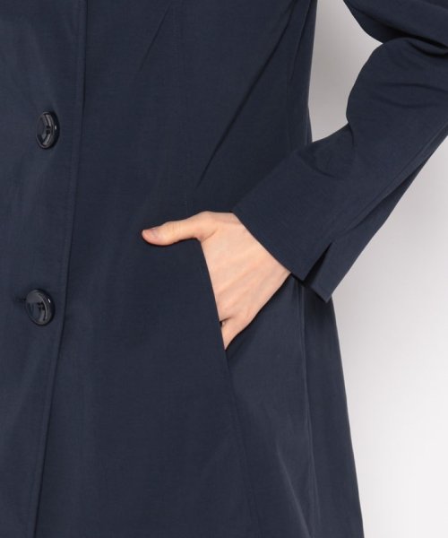 スタンドカラーコート 