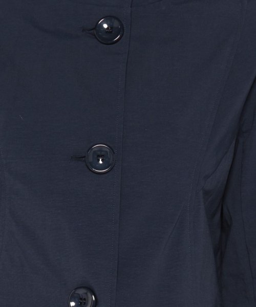 スタンドカラーコート 