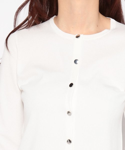 【アンサンブル対応】天竺編み クルーネックニットカーディガン N1631490915 (12513円)