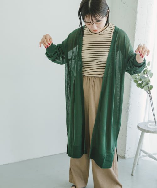 ITEMS URBANRESEARCH(アイテムズ アーバンリサーチ（レディース）)/サマーニットロングカーディガン/img48