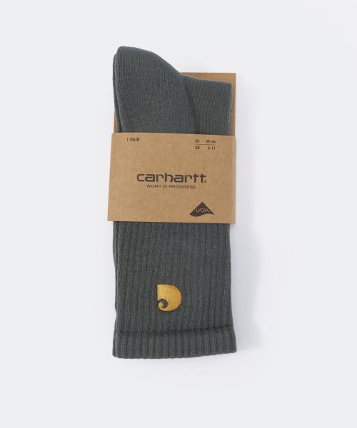Carhartt(カーハート)/カーハート Carhartt I029421 靴下 メンズ レディース WIP チェイスソックス シンプル ブランドロゴ フリーサイズ CHASE SOCKS /img13