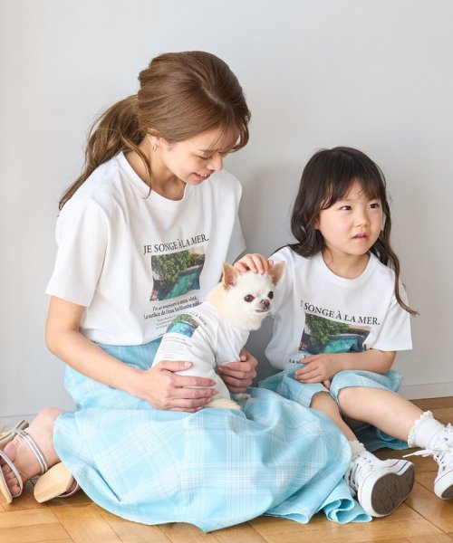 ROPE PICNIC PASSAGE(ロペピクニック パサージュ)/【DOG】リンクコーデ/photo&logo Tシャツ/img17