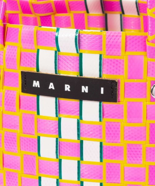 MARNI(マルニ)/マルニ MARNI M00638 M00IW ハンドバッグ レディース バッグ キッズ ガールズ かごバッグ バスケットバッグ ロゴ ウーブン ピクニック マイ/img05