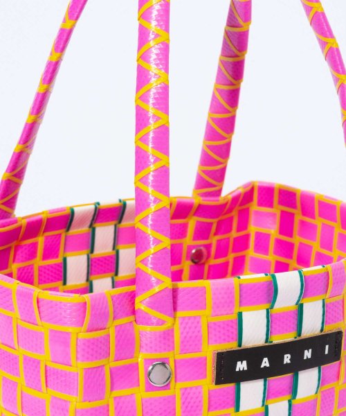 MARNI(マルニ)/マルニ MARNI M00638 M00IW ハンドバッグ レディース バッグ キッズ ガールズ かごバッグ バスケットバッグ ロゴ ウーブン ピクニック マイ/img06