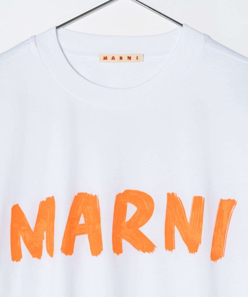 MARNI(マルニ)/マルニ MARNI THJET49EPH USCS11 Tシャツ レディース 半袖 カットソー クルーネック オーバーサイズ レタリングプリント/img06