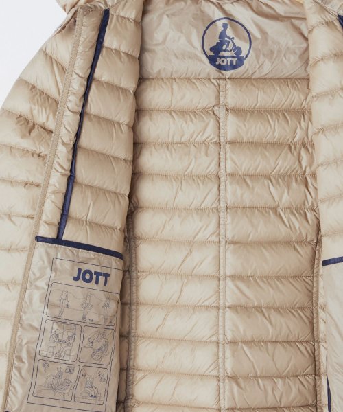 ジョット JOTT ダウンジャケット ANNA FW22WDOW14 レディース アウター アンナ ライトダウン インナーダウン パッカブル 軽量 大きいサイズ FW22WDOW14 レディース アウター