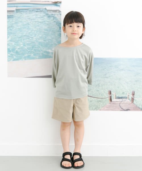 URBAN RESEARCH DOORS（Kids）(アーバンリサーチドアーズ（キッズ）)/『親子リンク』add fabrics ドルマンTシャツ(KIDS)/img02