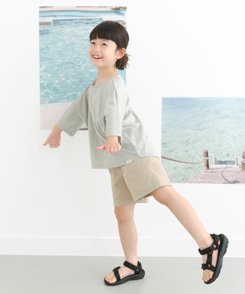 URBAN RESEARCH DOORS（Kids）(アーバンリサーチドアーズ（キッズ）)/『親子リンク』add fabrics ドルマンTシャツ(KIDS)/img03