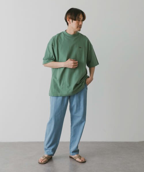 URBAN RESEARCH DOORS(アーバンリサーチドアーズ)/『別注』LACOSTE for DOORS　20th mossstitch mockT－shirts/img09