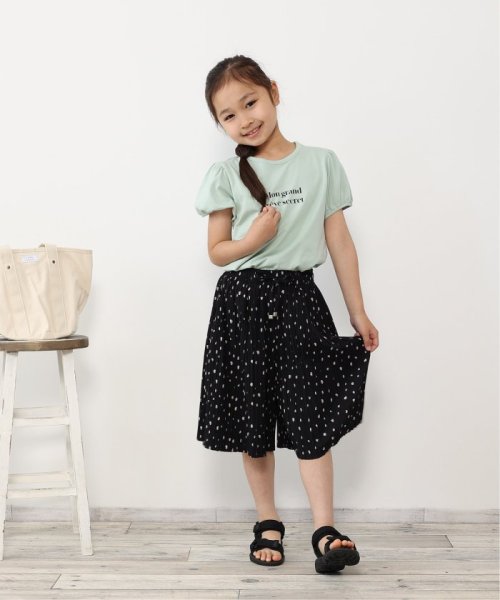 ikka kids(イッカ　キッズ)/LKプリーツガウチョパンツ（120〜160cm）/img07