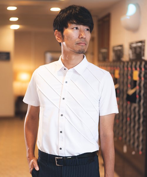 LANVIN SPORT(ランバン スポール)/フルオープン半袖シャツ【ECO/SUNSCREEN/吸汗速乾/UPF50+】【アウトレット】/img14