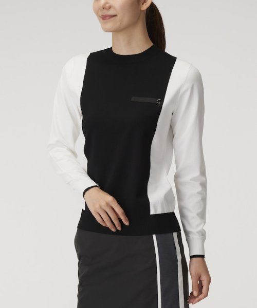 LANVIN SPORT(ランバン スポール)/ブロッキングクルーネックセーター【アウトレット】/img08