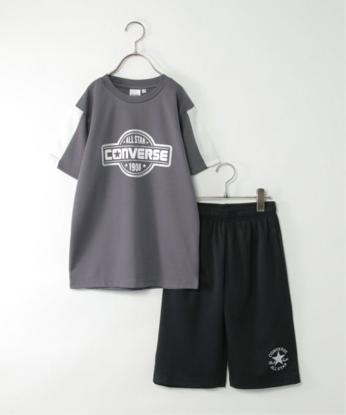 ikka kids(イッカ　キッズ)/【吸水速乾／2点セット】CONVERSE コンバース モノトーンセットアップ（130〜160cm）/img11