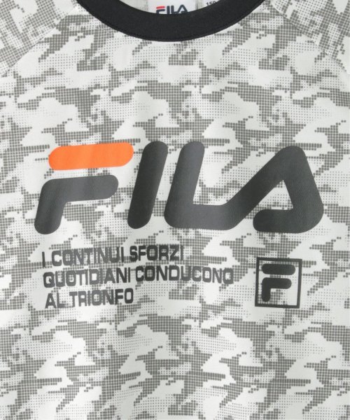 ikka kids(イッカ　キッズ)/【吸水速乾／2点セット】FILA フィラ 総柄セットアップ（130〜160cm）/img04