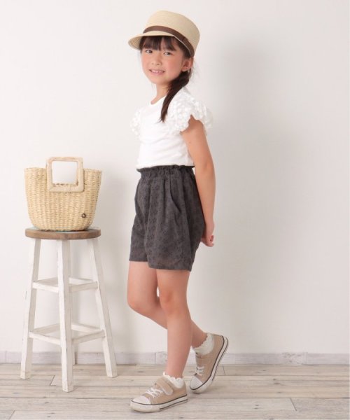 ikka kids(イッカ　キッズ)/【セットアップ対応】コットンレースショートパンツ（120〜160cm）/img07