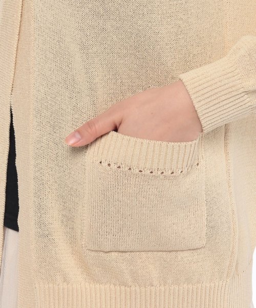 Vネックニットカーディガン 