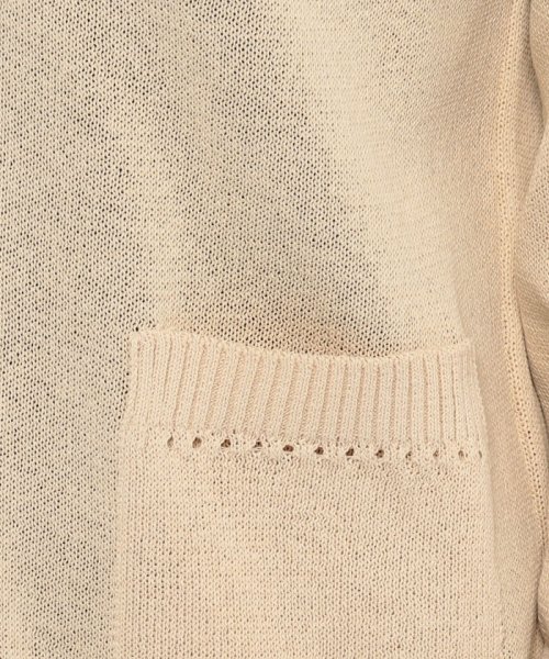 Vネックニットカーディガン 