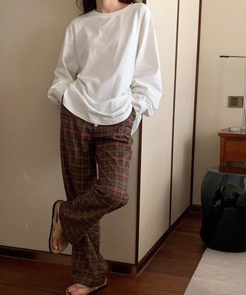 ARGO TOKYO(アルゴトウキョウ)/Basic Long Sleeve White T－shirt 24063 ベーシックロングスリーブホワイトTシャツ　白T　ロングT　レイヤードT　Tシャツ　カ/img10