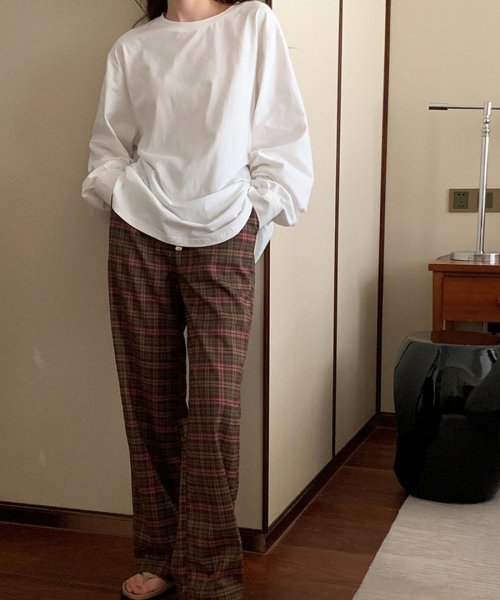 ARGO TOKYO(アルゴトウキョウ)/Basic Long Sleeve White T－shirt 24063 ベーシックロングスリーブホワイトTシャツ　白T　ロングT　レイヤードT　Tシャツ　カ/img12