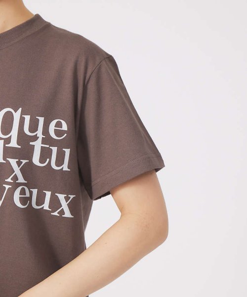 qualite(qualite)/フロントロゴTシャツ/img10