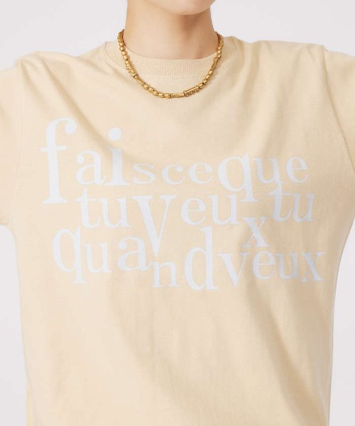 qualite(qualite)/フロントロゴTシャツ/img13
