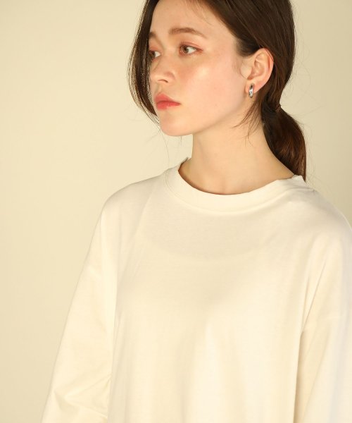 aity(アイティ)/後ろボタンロングスリーブカットソー ロングTシャツ ロンT ロングスリーブ テールカット 変形トップス トップス カットソー 長袖 無地 ゆったり 大きめ  ロ/img24