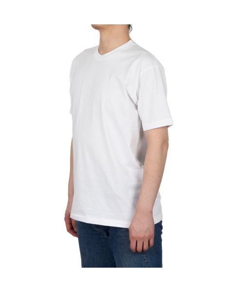 fukuske(フクスケ)/福助 公式 クルーネック 半袖 Tシャツ メンズ fukuske (フクスケ) 綿100％ 無地 5分袖Tシャツ 454p0120<br>紳士 男性 フクスケ /img02