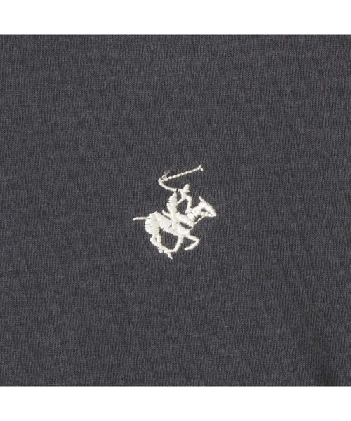 MAC HOUSE(women)(マックハウス（レディース）)/BEVERLY HILLS POLO CLUB ビバリーヒルズポロクラブ 天竺ワンポイント刺繍Tシャツ 3287－7740/img11