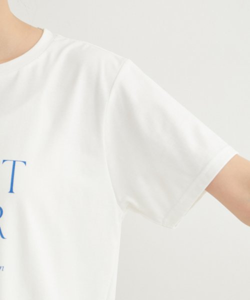 VIS(ビス)/【接触冷感・洗える】シンプルロゴTシャツ/img14