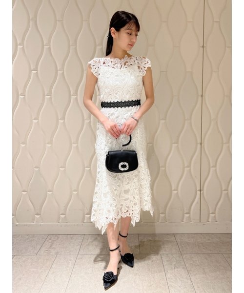 【YUMI KATSURA for CELFORD】リボンレースドレス 予めご了承ください