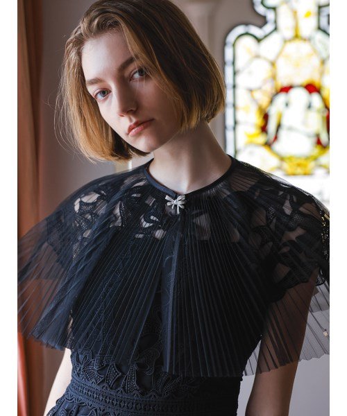 【YUMI KATSURA for CELFORD】リボンレースドレス 予めご了承ください