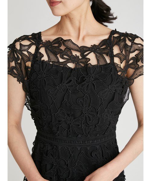 【YUMI KATSURA for CELFORD】リボンレースドレス 予めご了承ください