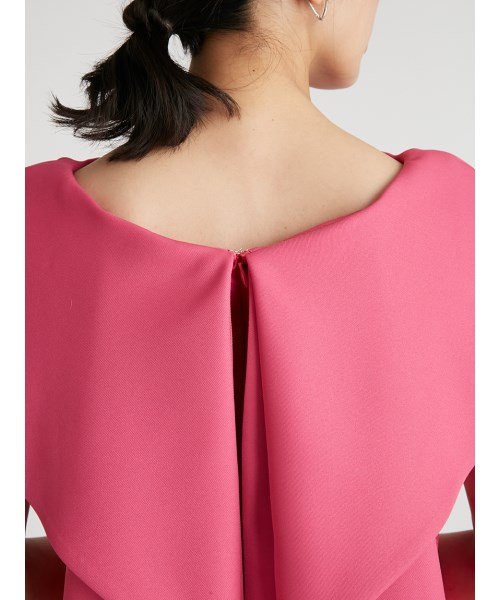 【YUMI KATSURA for CELFORD】ジャガードケープドレス 予めご了承ください