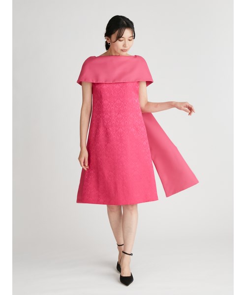 YUMI KATSURA for CELFORDケープドレス ピンク 38 美品 Yumi katsura for celford☆ケープドレス、ピンク38、新品 【公式通販】