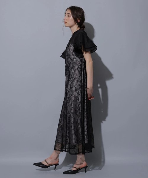 レースコルセットドッキングワンピース(505278578) | リランドチュール  