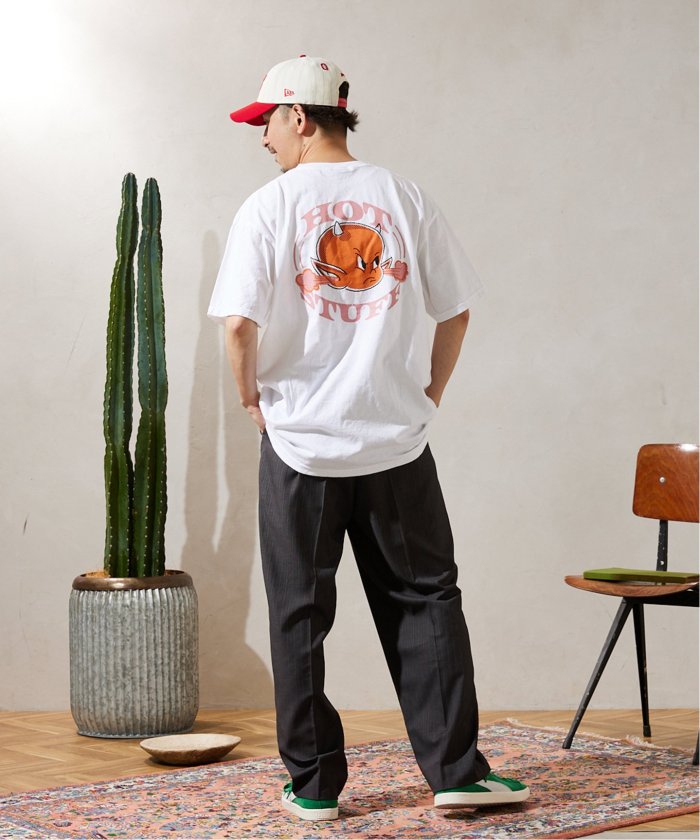 セール】【HOT STUFF × relume】別注 ロゴTシャツ(505278796