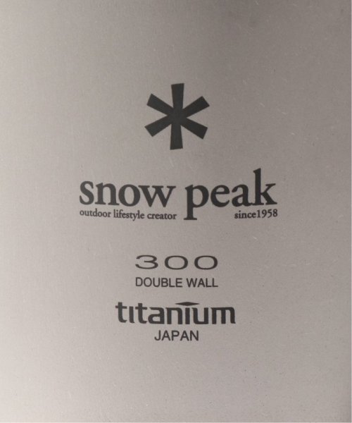 JOURNAL STANDARD(ジャーナルスタンダード)/YOO－HOO store / Snow Peak チタンダブルマグ 300 MG－152/img08