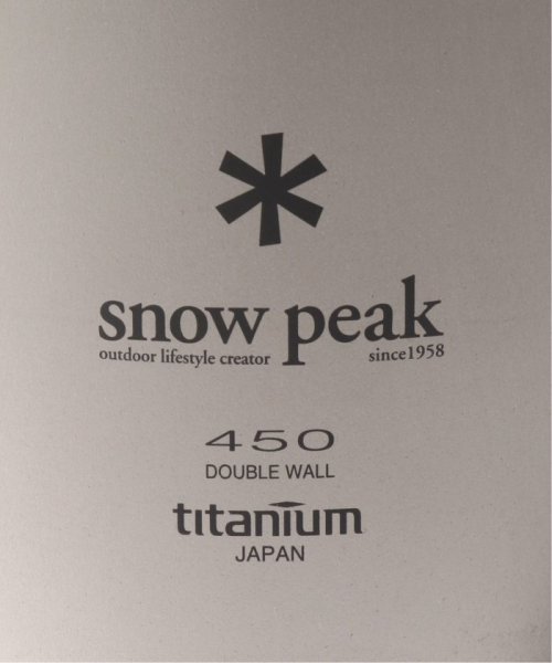 JOURNAL STANDARD(ジャーナルスタンダード)/YOO－HOO store / Snow Peak / チタンダブルマグ 450 MG－153/img08