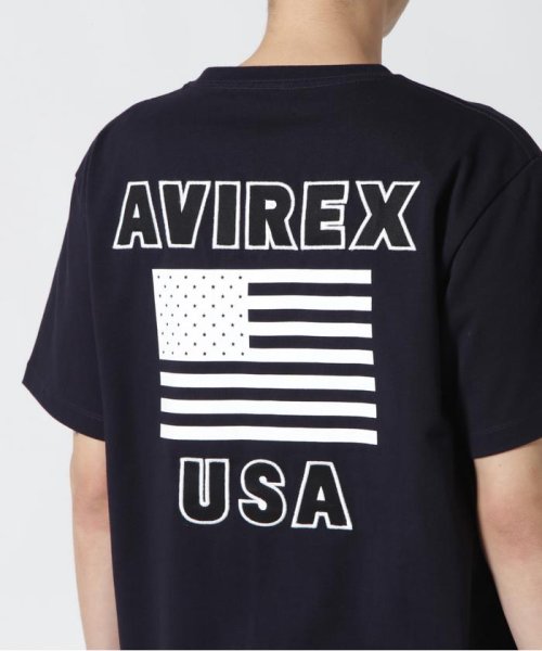 AVIREX(AVIREX)/《WEB&DEPOT限定》S/S CREW NECK T STAR SPANGLED BANNER/クルーネック Tシャツ 星条旗/img12