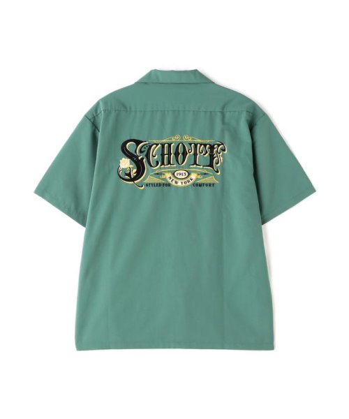 Schott(ショット)/T/C WORK SHIRT ROSE EMBROIDERED/ 刺繍ワークシャツ/img16