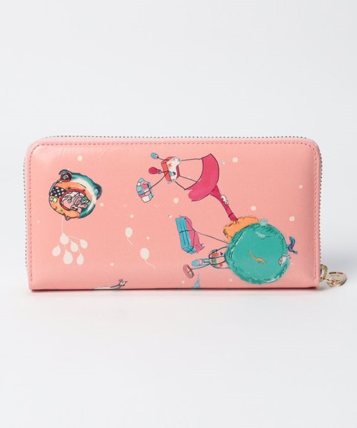バルーンに乗って ラウンドファスナー長財布 
